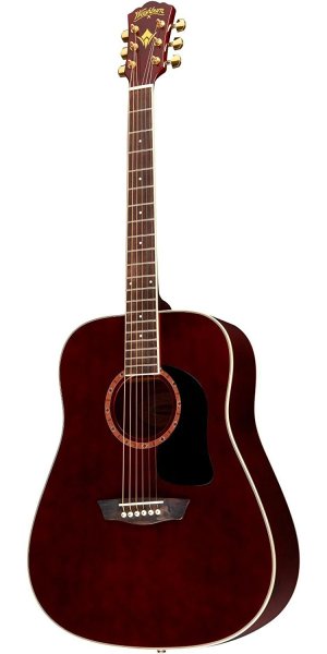Washburn WD100DLTWRK-U Dreadnought Mahogany Acoustic Guitar with Gigbag