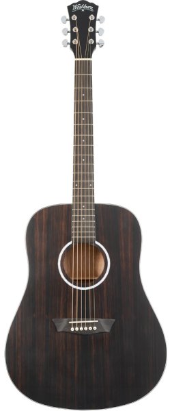 Washburn DFED-U Deep Forest Dreadnought Acoustic Guitar. Striped Ebony